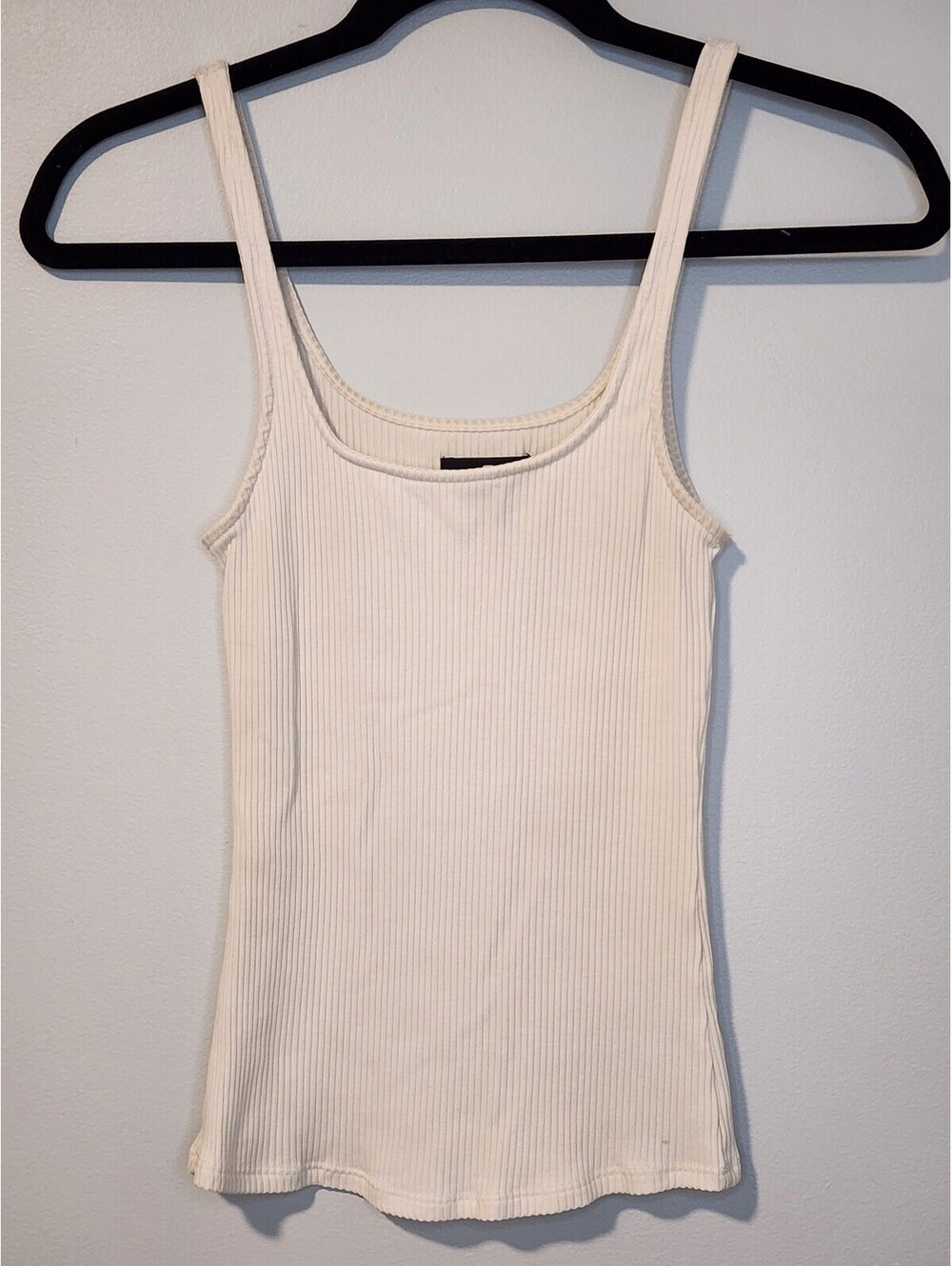 7 for all mankind Ribbed White Tank Top XS